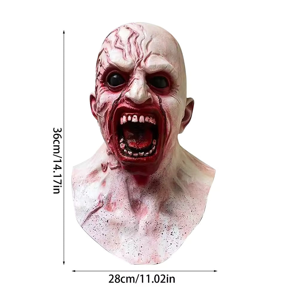 Realistic Full Face Halloween Mask – Adult Horror Costume