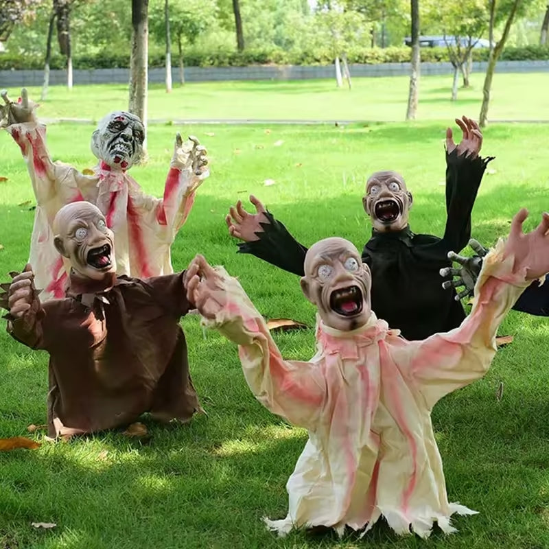 Halloween Scary Doll Ghost – Voice-Activated Garden Decoration