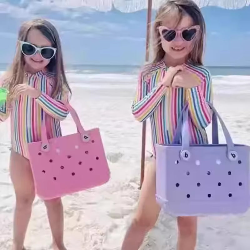 Fashion EVA Tote Bag – Waterproof Beach & Travel Bag (M/L/XL)