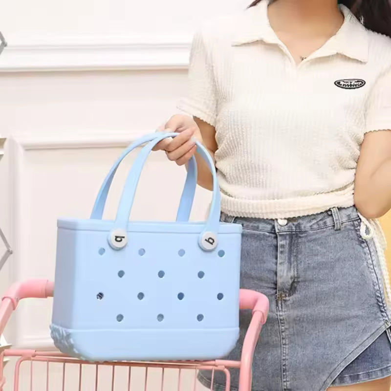 Fashion EVA Tote Bag – Waterproof Beach & Travel Bag (M/L/XL)