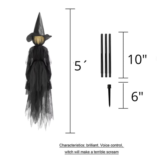 Halloween Light-Up Witches Trio