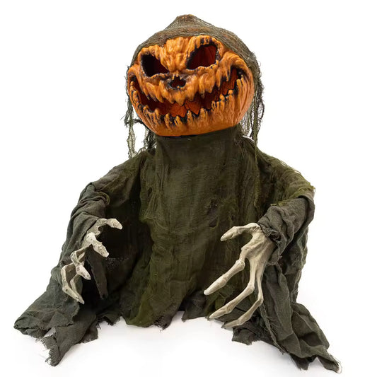 Animated Talking Pumpkin – Sound-Activated Halloween Prop