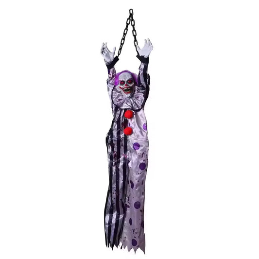 Halloween Hanging Clown Ghost with Voice Activation
